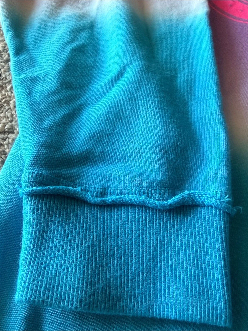 Zumba Fitness Ombre 'Spiritual Dancer' Sweatshirt - Purple, Turquoise & Pink - Picture 5 of 8